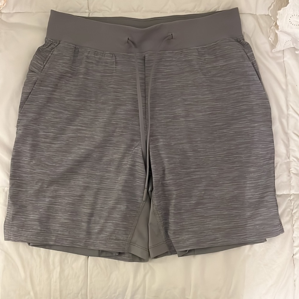 Lululemon Small 7” THE Short Liner Light Grey